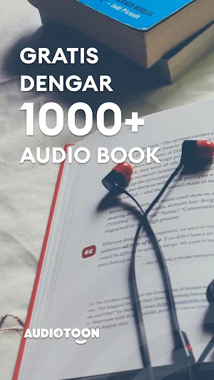AudioToon -  Gratis Dengar Audiobook Indonesia Screenshot 0