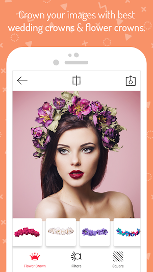 Wedding Flower Crown Photo Screenshot 0
