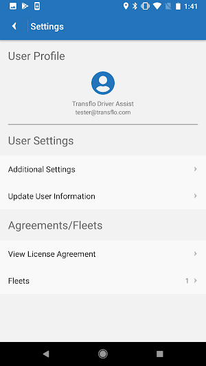 Transflo Driver Assist Screenshot 3