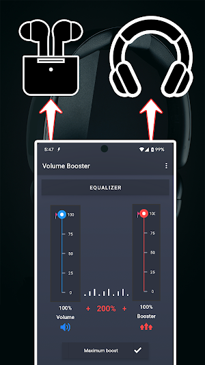 Volume Booster : Sound Booster Screenshot 2