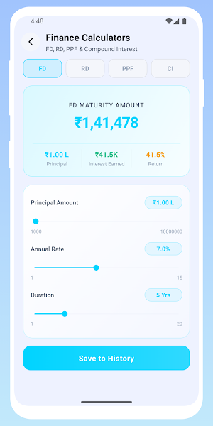 EMI Calculator: All Loan Types Screenshot 3