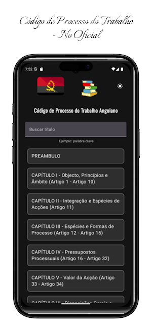 Código de Processo do Trabalho Screenshot 0