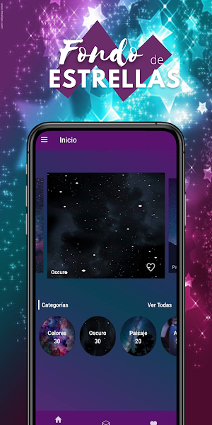 Stars background Screenshot 0