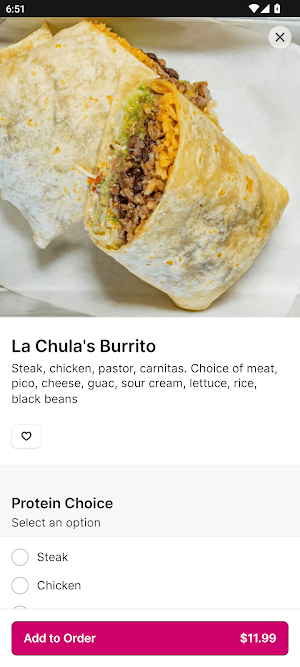 La Chula Mexican Grill Screenshot 3