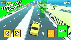 Crazy Road: Taxi Madness Screenshot 2
