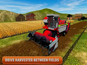 Real Farm Harvester 3D: Truck Driving Simulator Screenshot 0