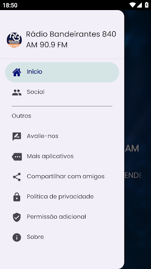 Rádio Bandeirantes 90.9FM - SP Screenshot 2