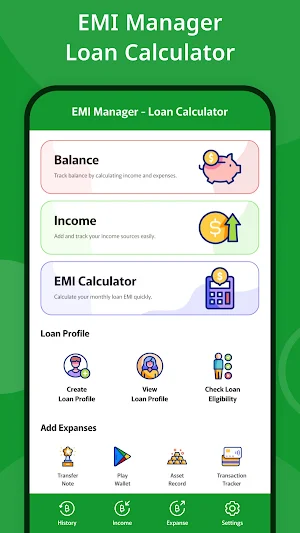 EMI Manager - Loan Calculator Screenshot 0