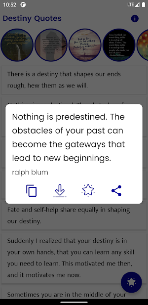 Destiny Quotes and Sayings Screenshot 1
