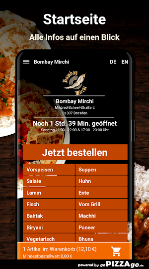 Bombay Mirchi Dresden Screenshot 1