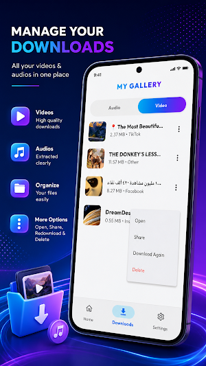 Social Saver Video Downloader Screenshot 1
