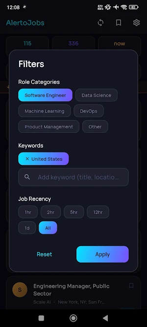 AlertoJobs Screenshot 0