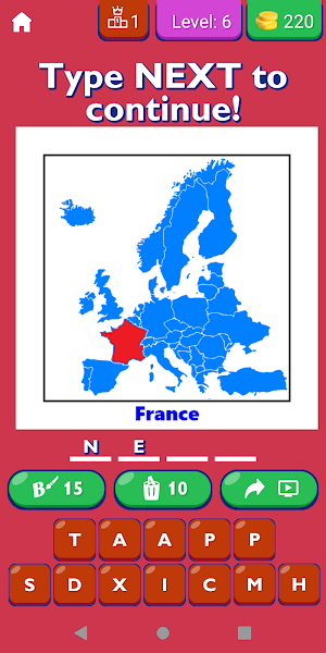 European Countries On Map Screenshot 0