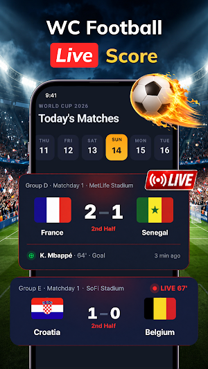 World Cup 2026: Live Scores Screenshot 0