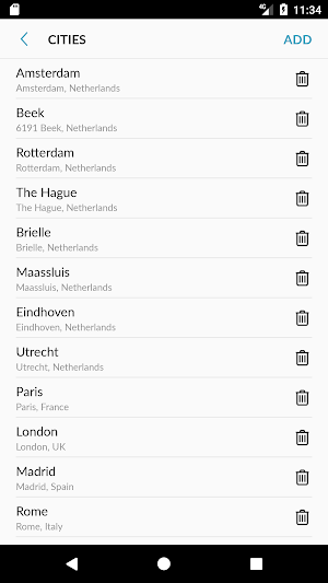 Netherlands weather Screenshot 3