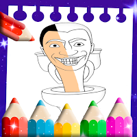 Skibidi Toilet Coloring Book