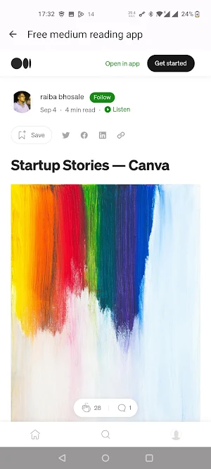 Articles for medium client Screenshot 0