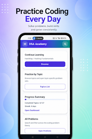DSA Academy: Coding Prep Screenshot 0