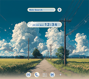 Summer Road Theme +HOME Screenshot 0