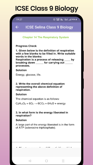 ICSE Selina Class 9 Biology Screenshot 3