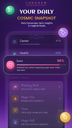 LUNAGEM Daily Horoscope, Tarot Screenshot 0