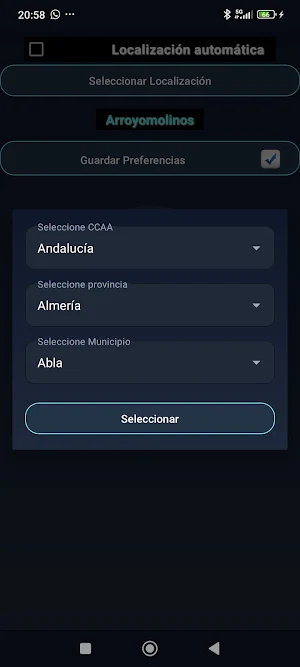 Info Lluvia Screenshot 0