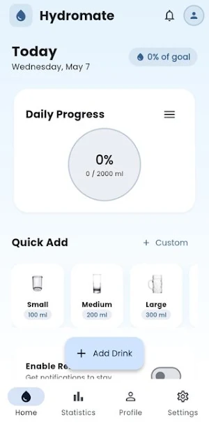 HydroMate: Daily Water Tracker Screenshot 2