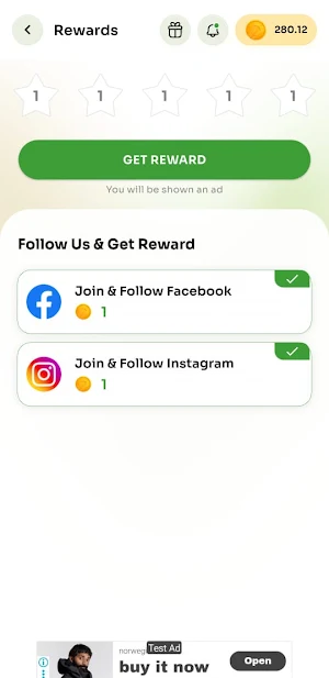 Walk Wallet Screenshot 2
