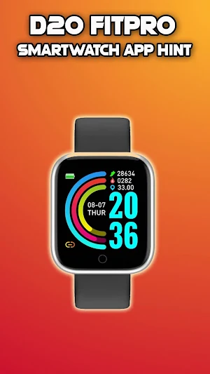 D20 Fitpro Smartwatch App Hint Screenshot 0