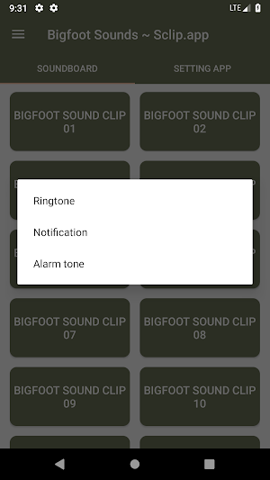Bigfoot Sound Collections ~ Sclip.app Screenshot 2