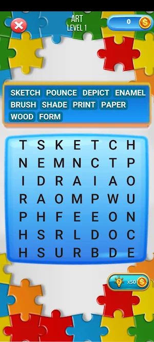 English hidden words Screenshot 1