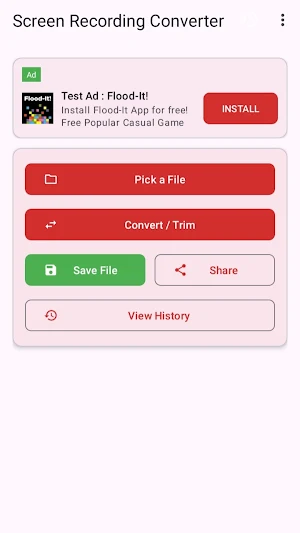 Screen Recording Converter Screenshot 1