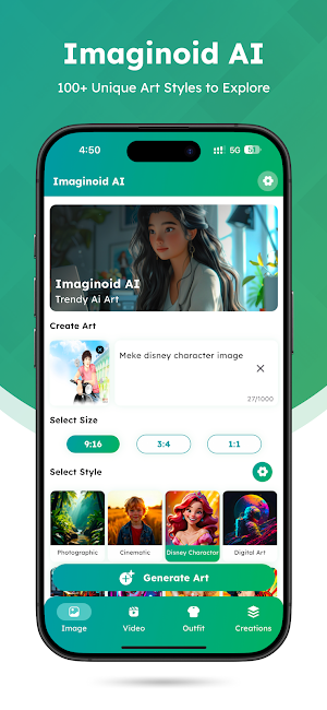 Imaginoid: AI Photo Editor Screenshot 0