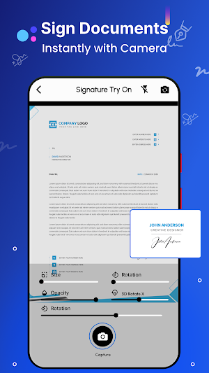 E-Signature:  Sign PDF Doc Screenshot 1