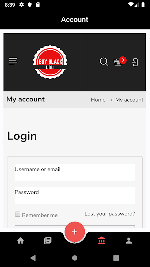 Black Business App Screenshot 1