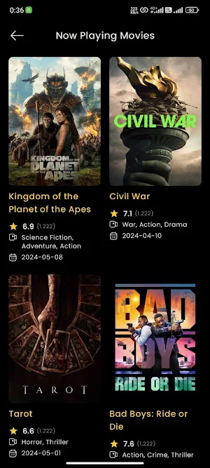 Compose MoviesApp Screenshot 2