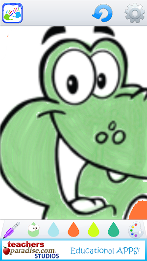 Kids Finger Painting Coloring Screenshot 3