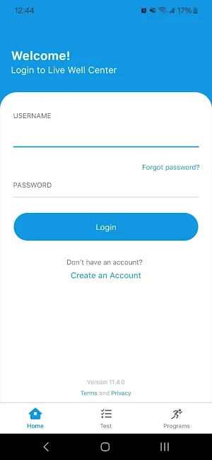 Live Well Center Screenshot 0