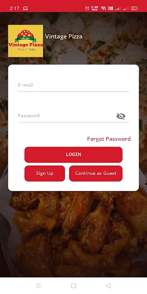 vintage pizza Screenshot 1