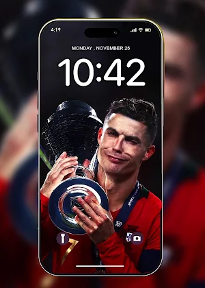 Soccer Ronaldo wallpaper CR7 Screenshot 3