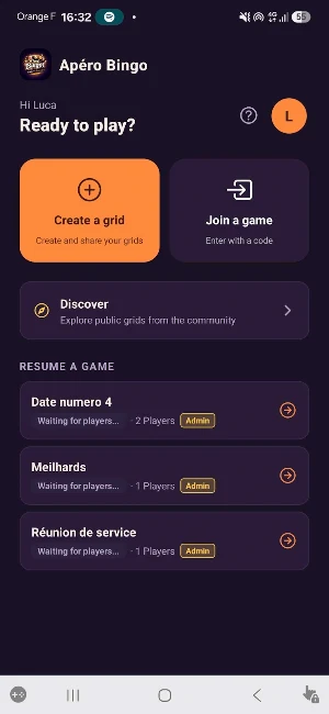 Apero Bingo Screenshot 1