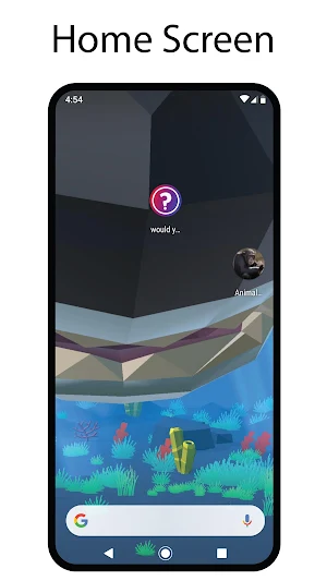 Sharky - Live Wallpaper Shark Screenshot 2
