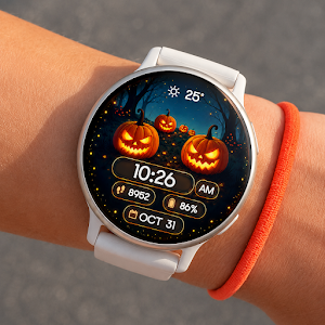 Pumpkin Forest Watch Face Screenshot 3