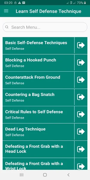 Self Defense Technique Easy Screenshot 0