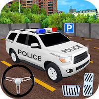 Police Car Spooky Stunt Parking: Extreme driving