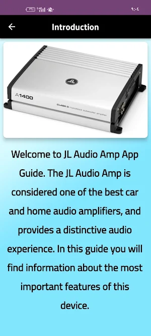 jl audio amp guide Screenshot 1