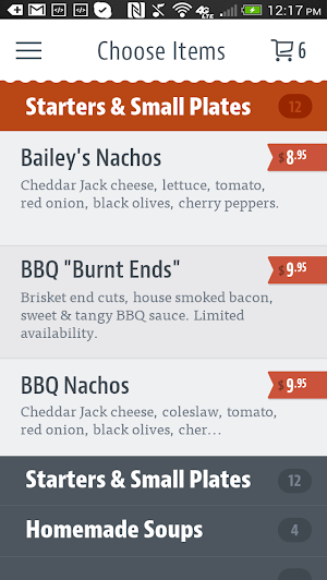 Bailey's Smokehouse Screenshot 2