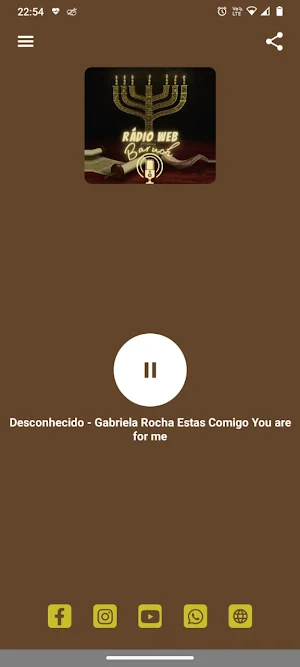 Rádio Web Baruch Screenshot 0
