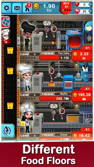 Idle Food Factory Game Screenshot 0