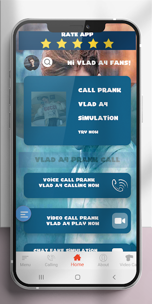Vlad A4 Fake call prank | Chat Vlad Bumaga Call Screenshot 0